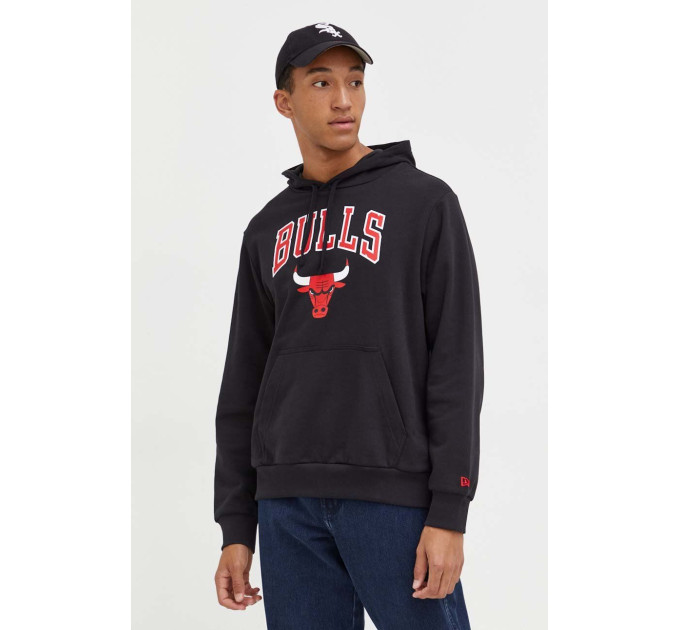 Чоловіче Худі New Era NBA REGULAR BULLS Чорний S (7d60416759 S)
