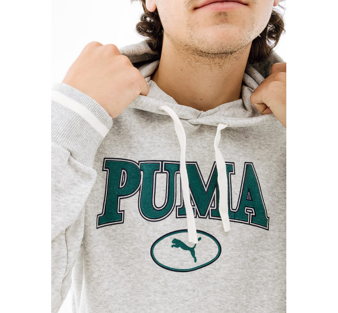 Чоловіче Худі Puma SQUAD Hoodie Сірий L (7d67601704 L)
