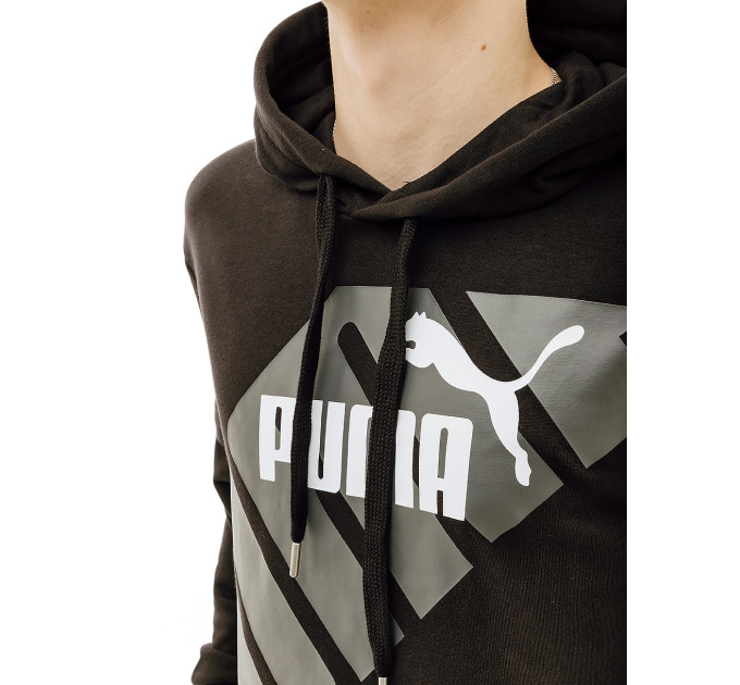 Чоловіче Худі Puma POWER Graphic Hoodie Чорний L (7d67896301 L)