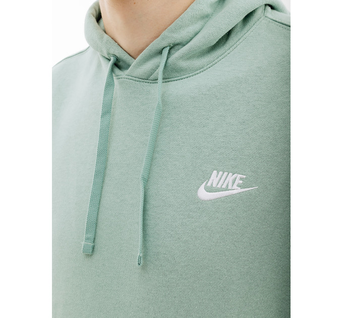Чоловіче Худі Nike M CLUB HOODIE PO BB Бірюзовий 2XL (7dBV2654-310 2XL)