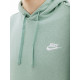Чоловіче Худі Nike M CLUB HOODIE PO BB Бірюзовий 2XL (7dBV2654-310 2XL)