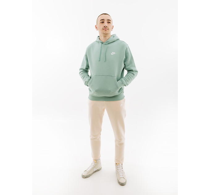 Чоловіче Худі Nike M CLUB HOODIE PO BB Бірюзовий 2XL (7dBV2654-310 2XL)