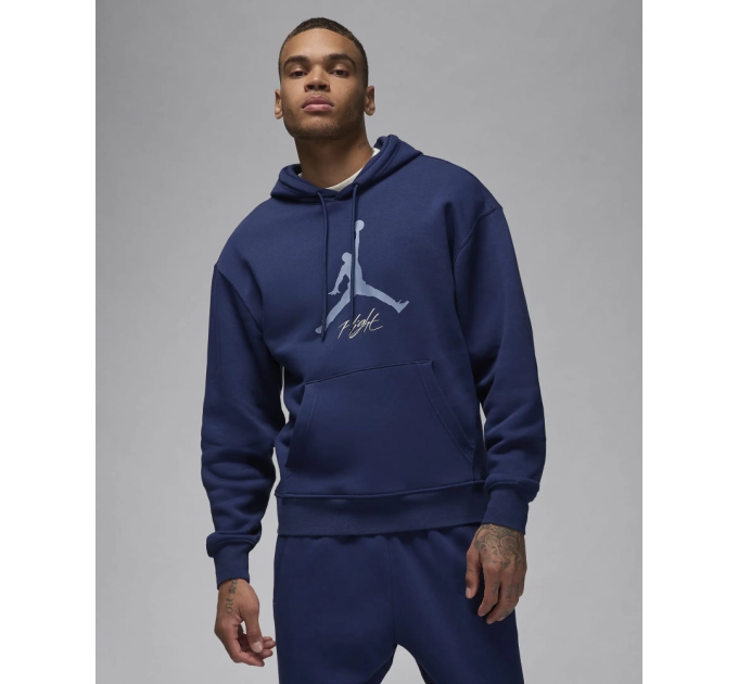 Чоловіче Худі JORDAN M J ESS FLC BASELINE HOODIE Синій L (7dFD7545-410 L)