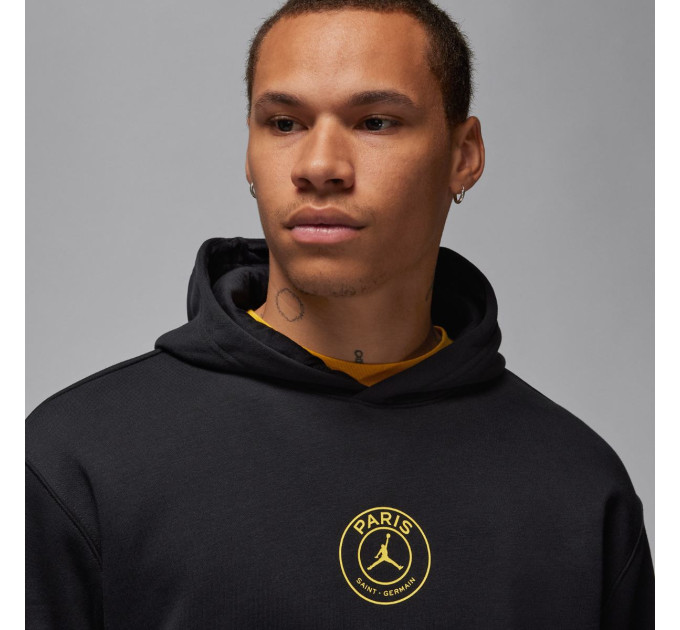 Чоловіче Худі Jordan M Psg Hbr Flc Po Чорний L (7dFN5326-010 L)