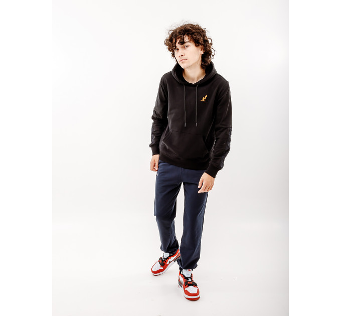 Чоловіче Худі AUSTRALIAN CITY FLEECE-SLAM HOODIE Чорний S (7dLSUFE0018-003 S)