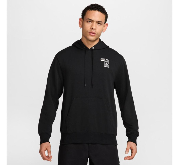 Чоловіче Худі Nike CLUB FT PO HDY MOON GFX black Чорний M (7dHQ8594-010 M)