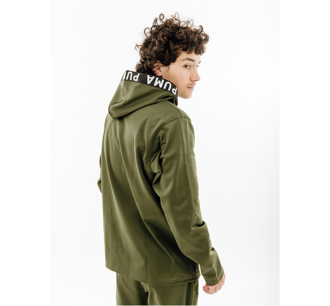 Чоловіче Худі Puma TRAIN PWR FLEECE HOODIE Хакі L (7d52089333 L)