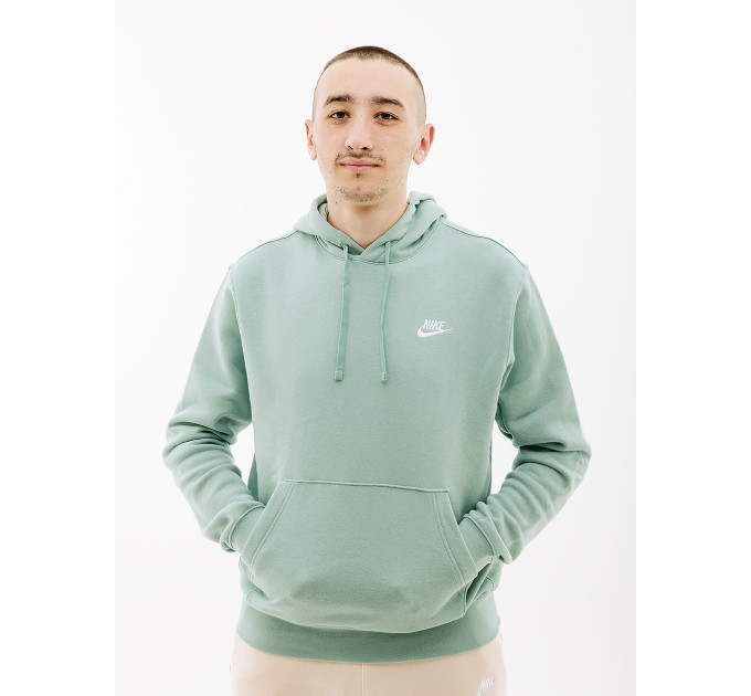 Чоловіче Худі Nike M CLUB HOODIE PO BB Бірюзовий XL (7dBV2654-310 XL)
