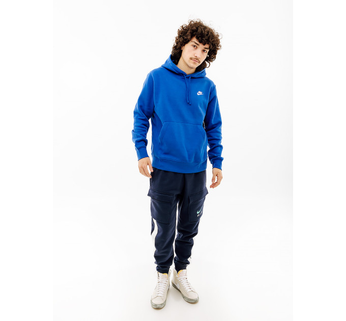 Чоловіче Худі Nike CLUB HOODIE PO BB Синій S (7dBV2654-480 S)