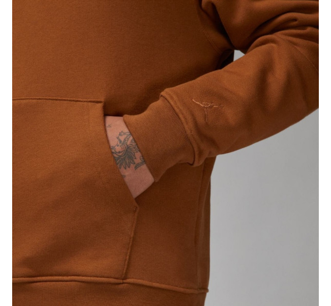 Чоловіче Худі Air Jordan Wordmark Fleece Hoodie Коричневий XL (7dFJ1966-281 XL)