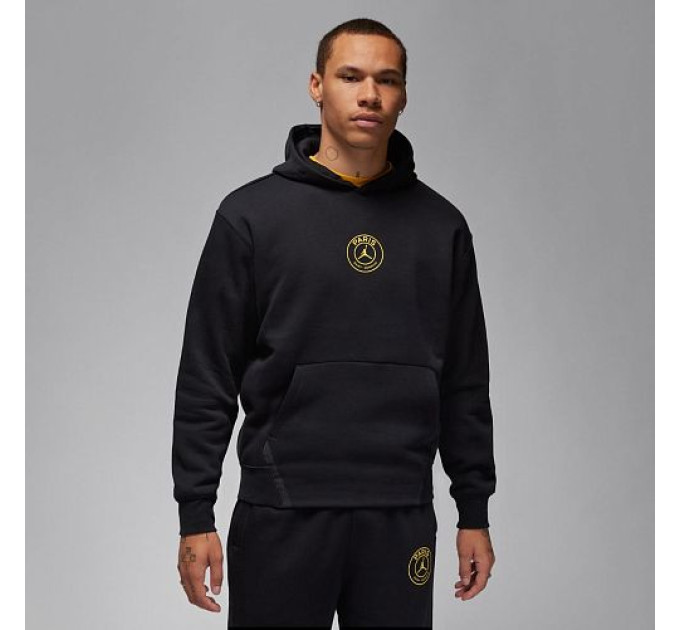 Чоловіче Худі Jordan M Psg Hbr Flc Po Чорний S (7dFN5326-010 S)