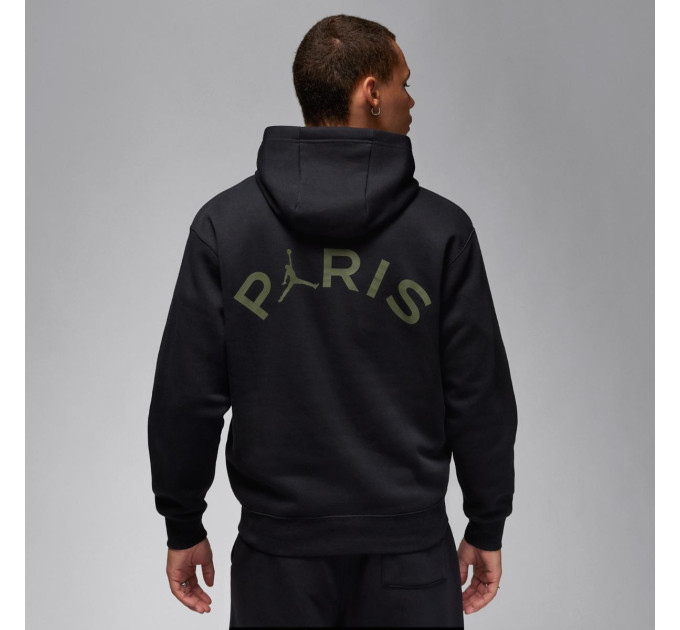 Чоловіче Худі Jordan M Psg Hbr Flc Po Чорний S (7dFN5326-010 S)