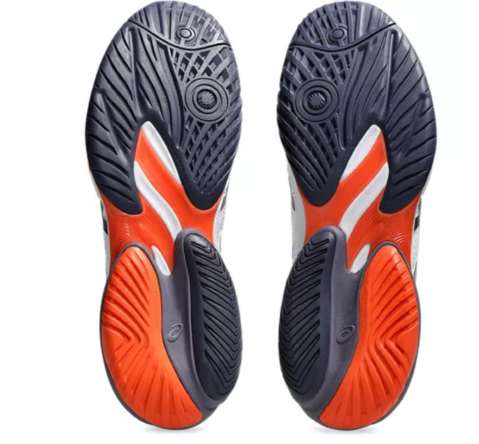 Чоловічі Кросівки Asics Court FF 3 all court Білий Помаранчевий 46.5 (1041A370-104 46.5)