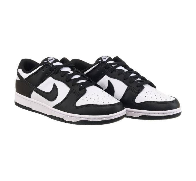 Чоловічі Кросівки Nike Dunk Low Retro Білий Чорний 45 (7dDD1391-100 45)
