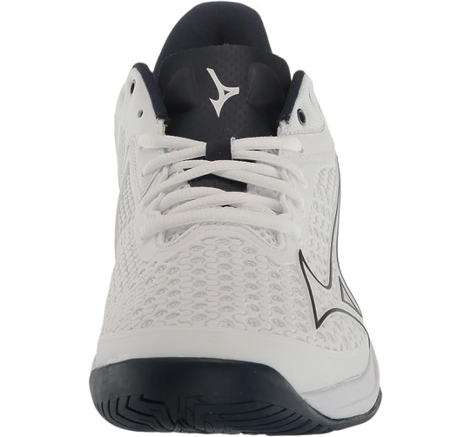 Чоловічі кросівки MIZUNO WAVE EXCEED TOUR4 CC білий/чорний/сірий (40) UK6.5 61GC2077-09 40