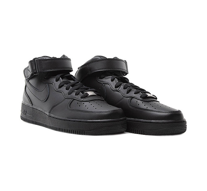 Чоловічі Кросівки Nike Air Force 1 Mid '07 Чорний 45 (7dCW2289-001 45)