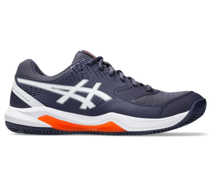 Чоловічі кросівки Asics Gel-Dedicate 8 clay Білий Темно-синій 43.5 (1041A448-500 43.5)