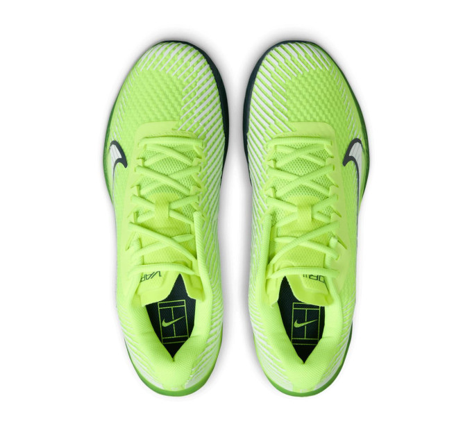 Чоловічі Кросівки Nike ZOOM VAPOR 11 HC Салатовий 45 (DR6966-700 45)