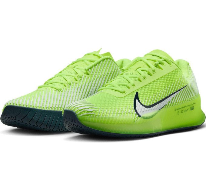 Чоловічі Кросівки Nike ZOOM VAPOR 11 HC Салатовий 45 (DR6966-700 45) Чоловічі Кросівки Nike ZOOM VAPOR 11 HC Салатовий 45 (DR6966-700 45)
