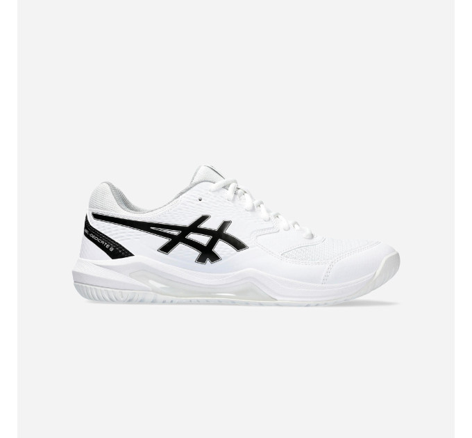 Чоловічі кросівки для сквошу Asics Gel-Dedicate 8 all court Білий Чорний 41.5 (1041A408-101 41.5)