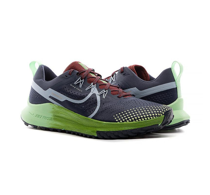 Чоловічі Кросівки Nike REACT PEGASUS TRAIL 4 Сірий Зелений 42 (7dDJ6158-401 42)