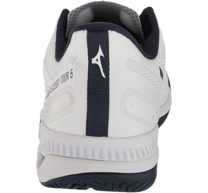 Чоловічі кросівки MIZUNO WAVE EXCEED TOUR4 CC білий/чорний/сірий (45) UK10.5 61GC2077-09 45