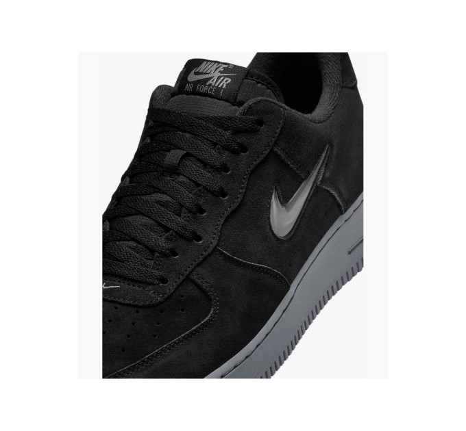 Чоловічі Кросівки Nike AIR FORCE 1 JEWEL Чорний 43 (7dHQ3827-002 43)