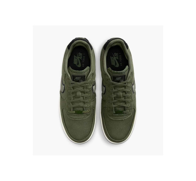 Чоловічі Кросівки Nike AIR FORCE 1 LOW CANVAS Зелений 44 (7dHV1204-301 44)