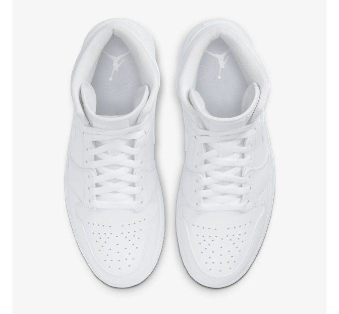 Чоловічі Кросівки Air Jordan 1 Mid Білий 40 (7d554724-130 40)