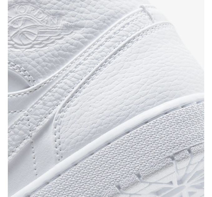 Чоловічі Кросівки Air Jordan 1 Mid Білий 40 (7d554724-130 40)