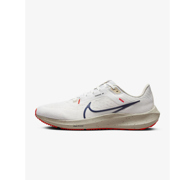 Чоловічі Кросівки бігові Nike Pegasus 40 Білий 46 (7dDV3853-100 46)