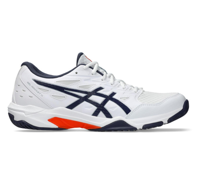 Чоловічі Кросівки Asics Gel-Rocket 11 Білий Індіго 44.5 (1071A091-104 44.5)