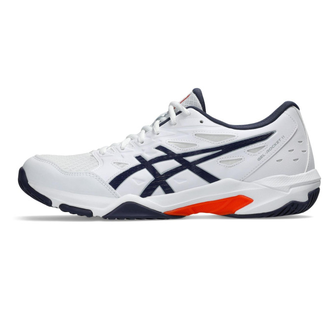 Чоловічі Кросівки Asics Gel-Rocket 11 Білий Індіго 44.5 (1071A091-104 44.5)