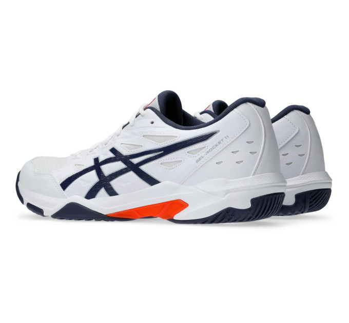 Чоловічі Кросівки Asics Gel-Rocket 11 Білий Індіго 44.5 (1071A091-104 44.5)
