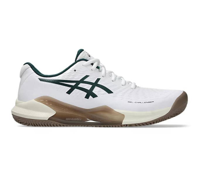 Чоловічі кросівки Asics GEL-CHALLENGER 14 clay Білий Оливковий 45 (1041A449-104 45)