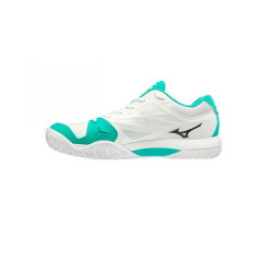 Кроссовки Mizuno Wave Intense Tour 5 Clay court білий/чорний/зелений (42.5) UK8.5 61GC1900-35 42.5