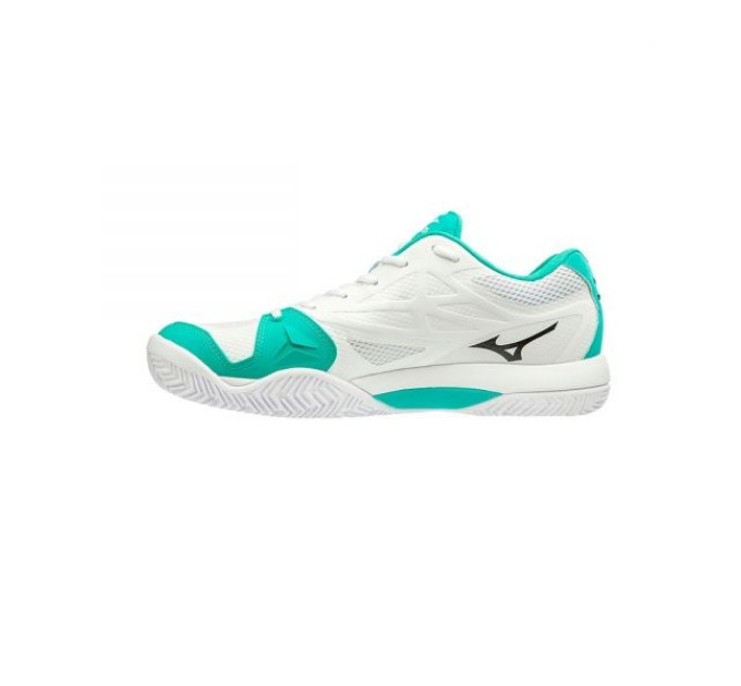Кроссовки Mizuno Wave Intense Tour 5 Clay court білий/чорний/зелений (42.5) UK8.5 61GC1900-35 42.5