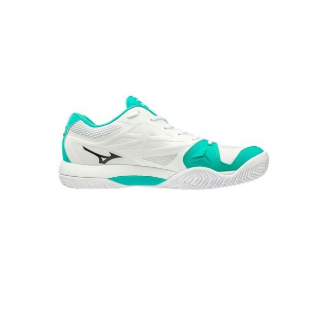 Кроссовки Mizuno Wave Intense Tour 5 Clay court білий/чорний/зелений (42.5) UK8.5 61GC1900-35 42.5