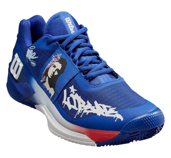 Чоловічі кросівки для тенісу Wilson RUSH PRO 4.0 HOPE1393_PAR Синій 40,5 (WRS331510 40,5)