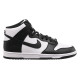 Чоловічі Кросівки Nike dunk hi retro Чорний Білий 45 (7dDD1399-105 45)