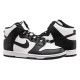 Чоловічі Кросівки Nike dunk hi retro Чорний Білий 45 (7dDD1399-105 45)