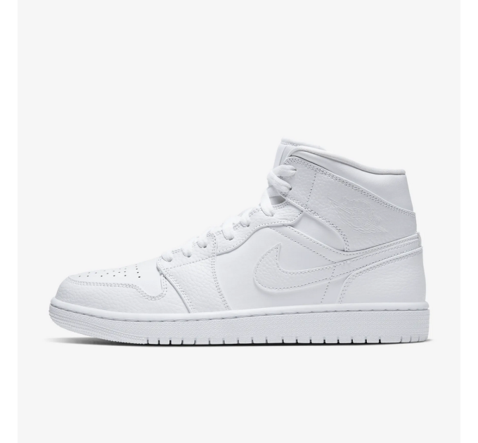Чоловічі Кросівки Air Jordan 1 Mid Білий 45.5 (7d554724-130 45.5)