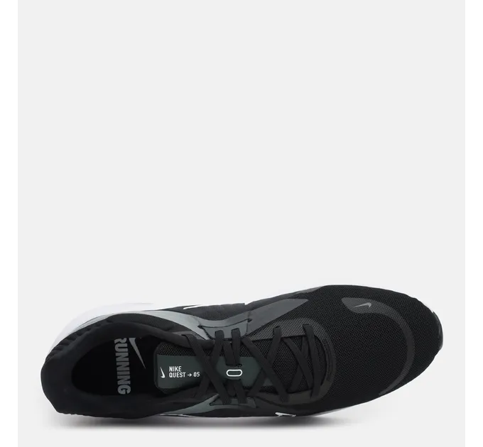 Чоловічі Кросівки Nike QUEST 5 Чорний 29 см 45 (DD0204-001)