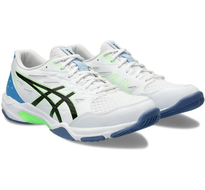 Чоловічі Кросівки для сквошу Asics Gel-Rocket 11 Білий Чорний 46 (1071A091-102 46)