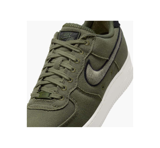 Чоловічі Кросівки Nike AIR FORCE 1 LOW CANVAS Зелений 41 (7dHV1204-301 41)
