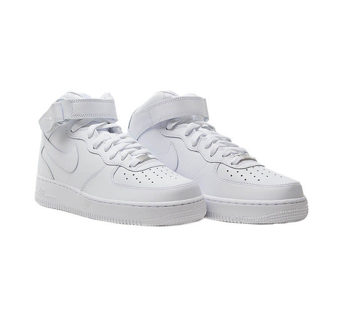 Чоловічі Кросівки Nike Air Force 1 07 Mid Білий 44.5 (7dCW2289-111 44.5)