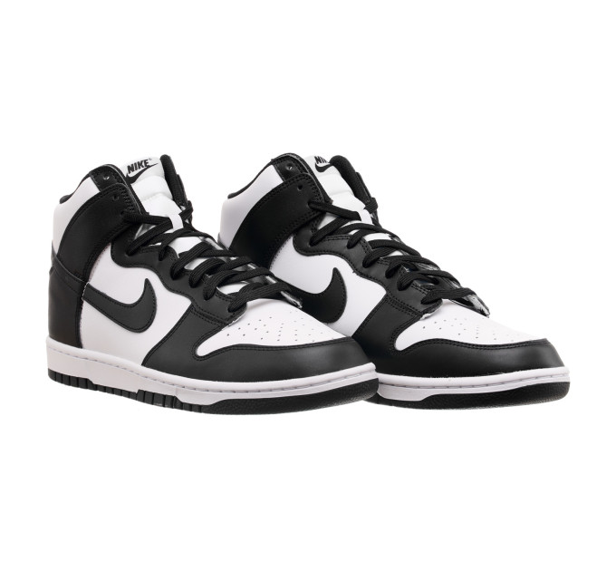 Чоловічі Кросівки Nike DUNK HI RETRO Білий Чорний 46 (7dDD1399-105 46)