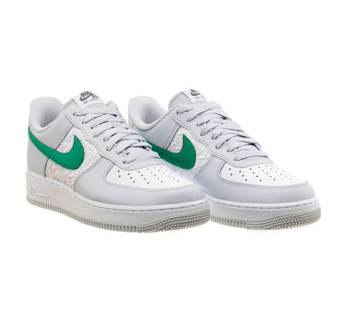 Чоловічі Кросівки Nike Air Force 1 Low Білий Зелений 41 (7dFD0667-001 41)