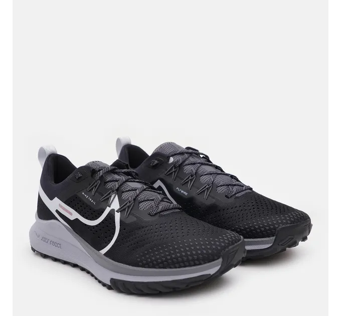 Чоловічі Кросівки Nike React Pegasus Trail 4 Чорний 25.5 см 40.5 (DJ6158-001) Чоловічі Кросівки Nike React Pegasus Trail 4 Чорний 25.5 см 40.5 (DJ6158-001)