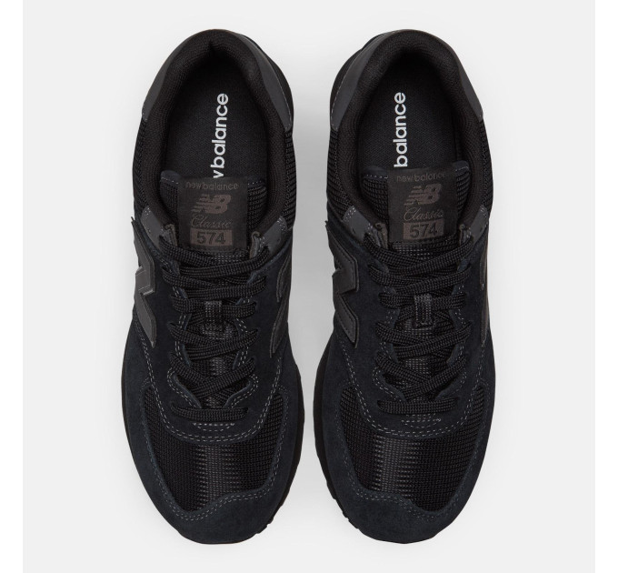 Чоловічі Кросівки New Balance 574 Classic GL Чорний 40.5 (7dML574EVE 40.5)